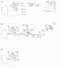 Crankcase Cover Gear Reduction Lubrication Diagram and Parts List for 12T112-0698-F8  Briggs and Stratton Engine